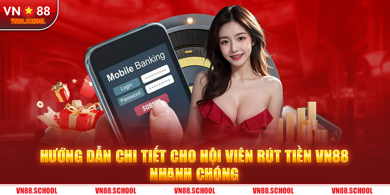 Hướng dẫn chi tiết cho hội viên rút tiền VN88 nhanh chóng